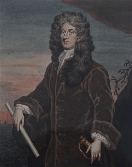 George Perfect Harding (c.1780-1850) Portraits of Henry Sidney, Earl of Romney and John Grayden, Vice Admiral of the Red largest 6.25 x